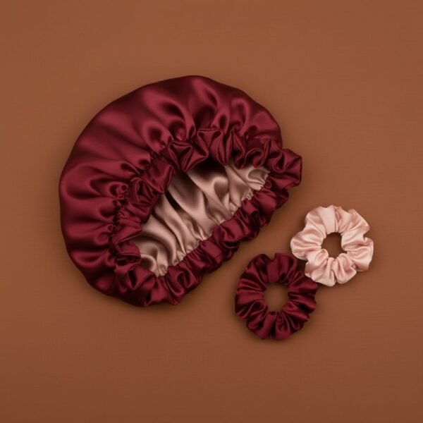 GORRO SATIN + SCRUNCHIES