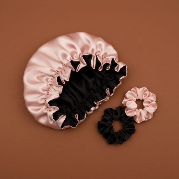 GORRO SATIN + SCRUNCHIES