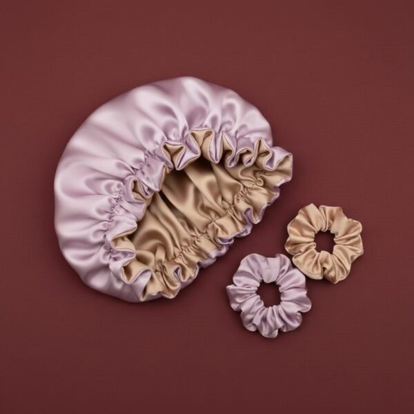 GORRO SATIN + SCRUNCHIES